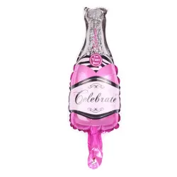 DW4Trading® Foil Balloon Celebrate Bottle - Parties - 50x95 cm - Pink