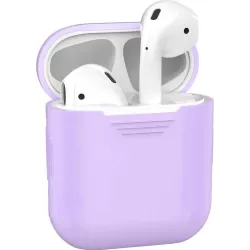 Silicone Case Special For Apple Airpods 1 and 2 - Cover - Case - Lilac