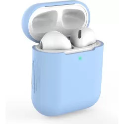 Silicone Case Special For Apple Airpods 1 and 2 - Cover - Case - Lavendel Blue