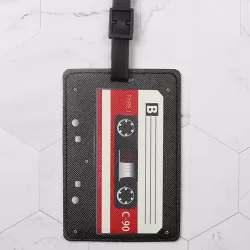 Suitcase Label - Travel Label - Luggage Tag - Cassette Strap