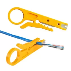 Cable Stripper, Wire Stripper - Electric Wire Stripper - Lsa - Yellow