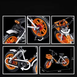 Mountainbike Fiets - Oranje - 318 Stuks - Technics - Compatibel met Grote Merken