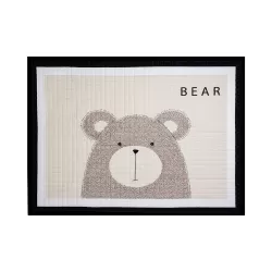 Baby & Children's Play Mat XL Bear - 150x200cm - with Matching Carrying Bag - Suitable For 0-5 Years