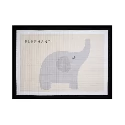 Baby & Children's Play Mat XL Elephant - 150x200cm - with Matching Carrying Bag - Suitable For 0-5 Years