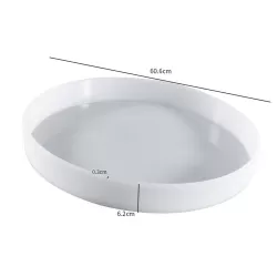 Silicone Epoxy Mold Tabletop Round 60 cm Height 6,2 cm - Can be used multiple times