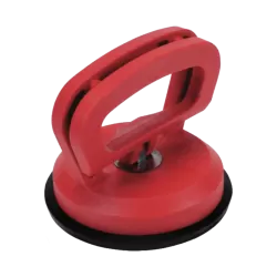 Suction Cup Single 115 mm - Glass Carrier - 25 Kg - Red