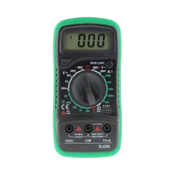 Digital Multimeter with Backlight - incl. Test Leads - AC/DC Voltage