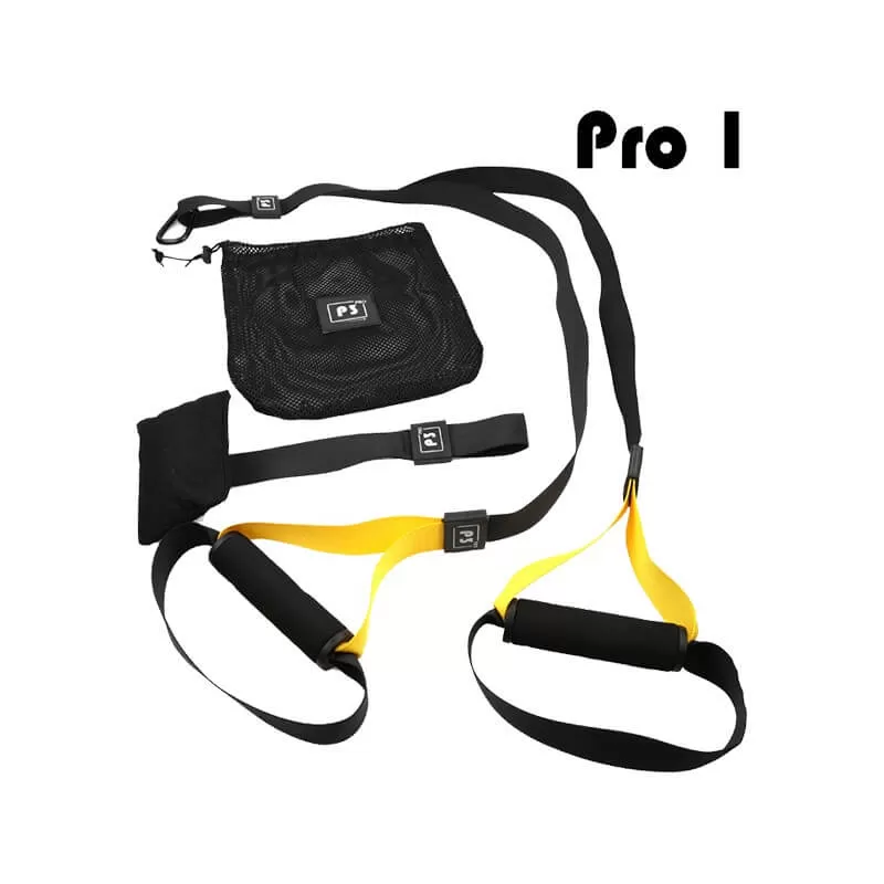 Suspension Trainer Pro1 - Fitness - Workout - Black/yellow