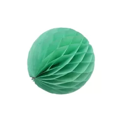 Honeycomb ball mint green 10 cm