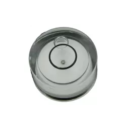 Mini Ronde Waterpas - Acrylglas - Wit - Ø 12x6 mm