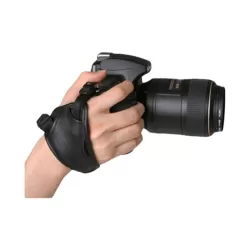 Universele Camera Handgrip met Kliksysteem - 1/4 Inch Schroef - Zwart