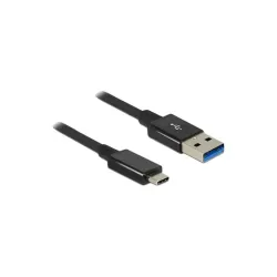 Kabel USB 3.1 C Male naar USB 3.0 A Male - 1 mtr - Zwart