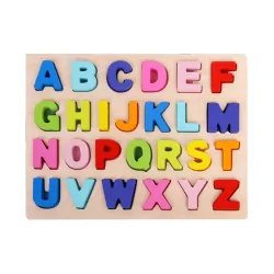 Wooden Puzzle Alphabet - Abc Uppercase - 30x20 cm