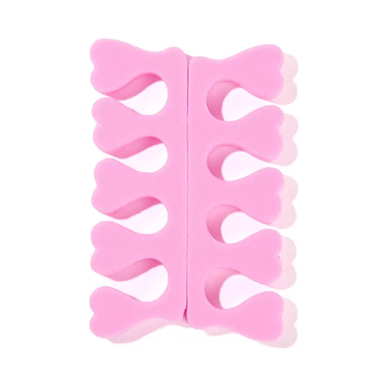 Foam toe spreaders light pink set of 2