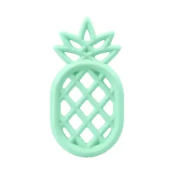 Silicone Teether Pineapple - Mint Green
