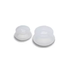 Anti Cellulite Cups - Massage Cups - 2 pieces - Size S - White/transparent