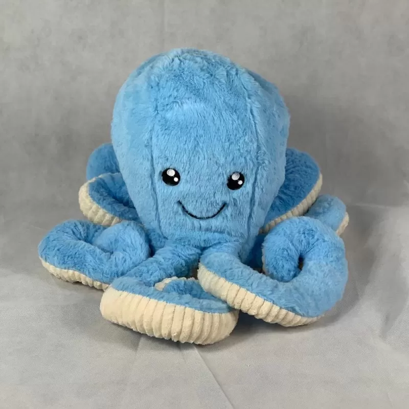 Pluche Knuffel Octopus - Blauw - 40 cm