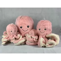 Pluche Knuffel Octopus - Roze - 40 cm