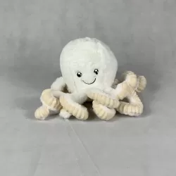 Pluche Knuffel Octopus - Wit - 40cm