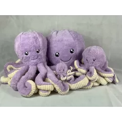 Pluche Knuffel Octopus - Paars - 60 cm