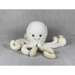Pluche Knuffel Octopus - Wit - 60 cm