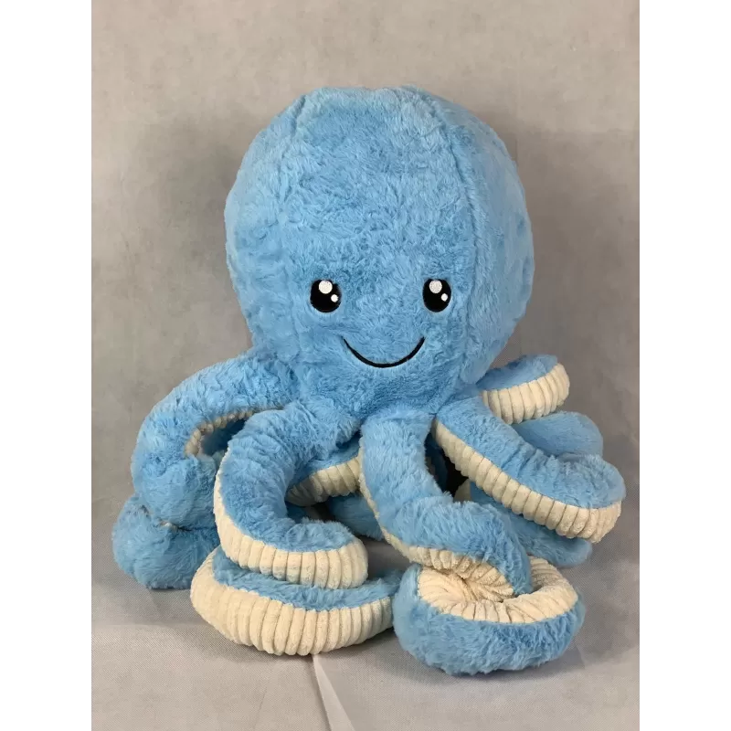 Pluche Knuffel Octopus - Blauw - 80cm