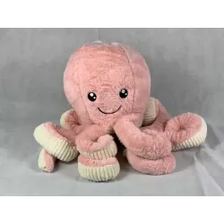 Pluche Knuffel Octopus - Roze - 80cm