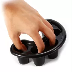 Nagel Manicure Bowl - Set van 2 Stuks - Zwart