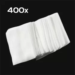 Lint Free Nail Wipes - Nail Wipes - 6x4 cm - 400 Pieces - White