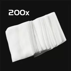 Lint Free Nail Wipes - Nail Wipes - 6x4 cm - 200 Pieces - White