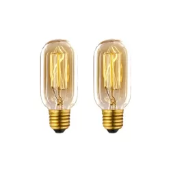 Retro Edison Bulb - 40w 230v - Dimmable - 112x45mm - Set of 2 Pieces