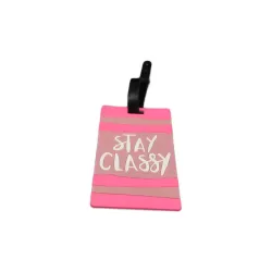 Suitcase label - Travel label - Luggage label - Stay Classy