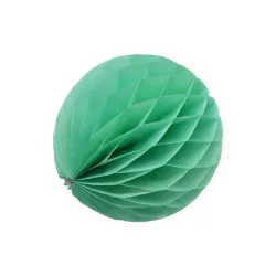 Honeycomb ball mint green 15 cm