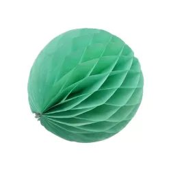 Honeycomb ball mint green 20 cm