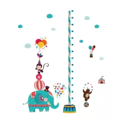Growth Chart Circus Elephant - Wall Sticker - Wall Decoration