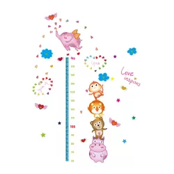 Growth Chart Circus Elephant - Wall Sticker - Wall Decoration