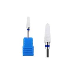 Keramische Kegel Frees Voor Elektrische Freesmachine - Pedicure - Manicure - Nagel Frees - Middel Korrel - Blauw