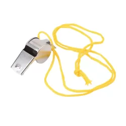 Referee whistle with yellow...