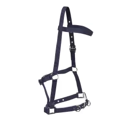 Kincade Horse Halter Cavesson Quilted - Navy - Size Full