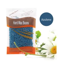 Hard Wax Beans - Depilation Waxing Body Face - 5 Spatulas - 100 gr - Azulene
