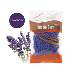Hard Wax Beans - Depilation Waxing Body Face - 5 Spatulas - 100 gr - Lavender