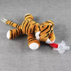 Pacifier cuddle tiger