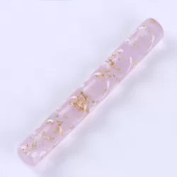 Brush Holder - Suitable For 5 Brushes - Acrylic Nail Brushes - Pink Glitter